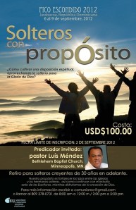 Afiche retiro de solteros (espanol)