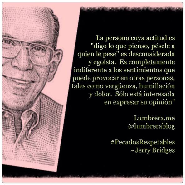 digo lo que pienso pecados respetables