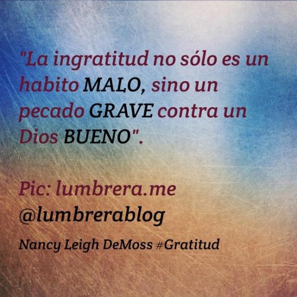 la Ingratitud Nancy Leight DeMoss