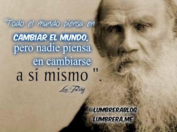 Frase de Leo Tostoy
