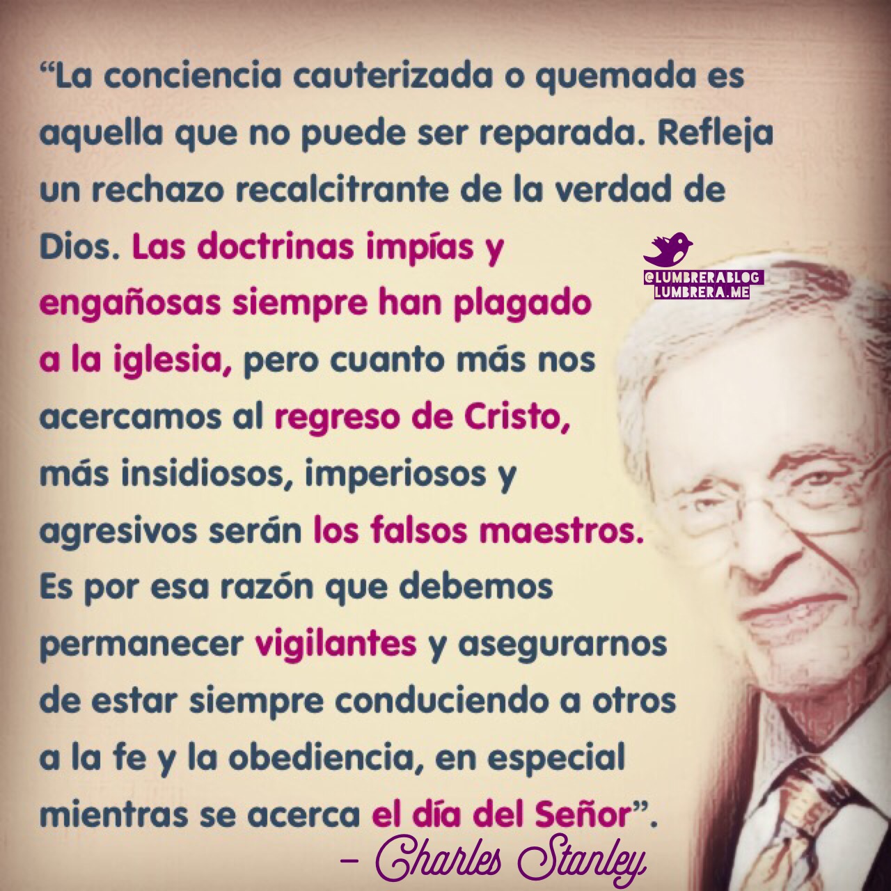 El Regreso de Cristo y los Falsos Maestros #frases – Lumbrera, image size:1280x1280